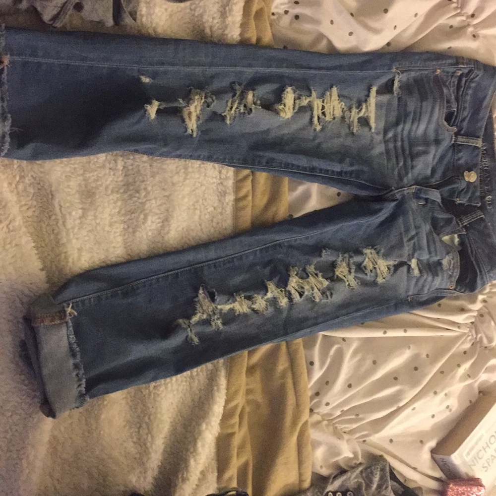 American eagle ripped caprees